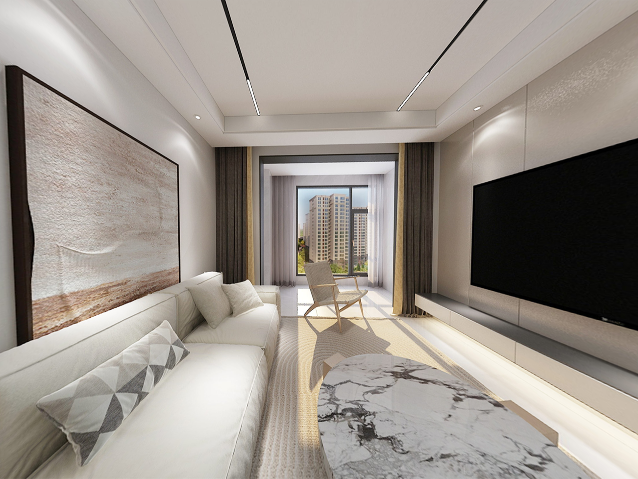 星如雨鄭州市保利心語(yǔ)小區(qū)無(wú)主燈項(xiàng)目